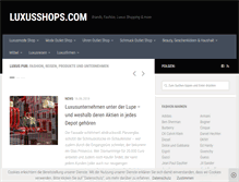 Tablet Screenshot of luxusshops.com